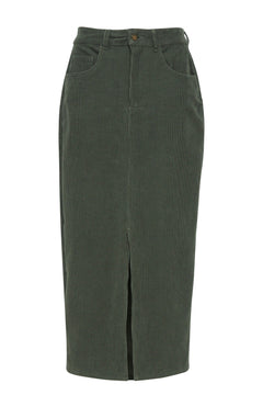 Yona Corduroy Midi Skirt