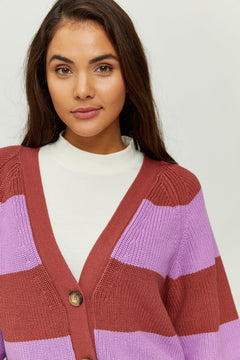 Mala Striped Cardigan