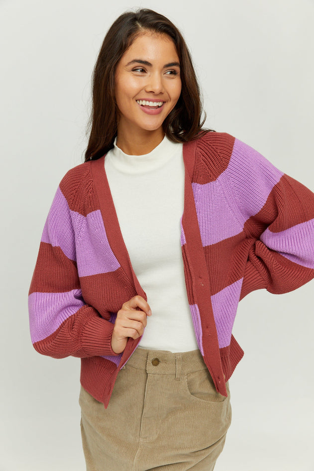 Mala Striped Cardigan