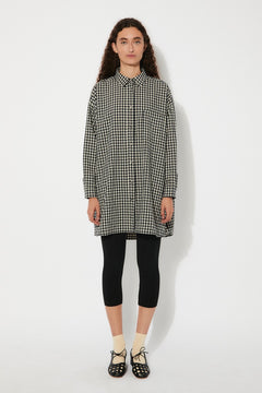 Miso Shirt Checkered Black Gingham