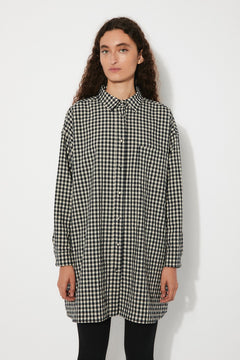 Miso Shirt Checkered Black Gingham