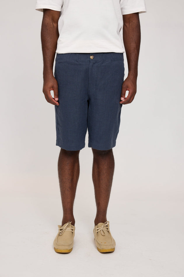 Regular Linen Shorts