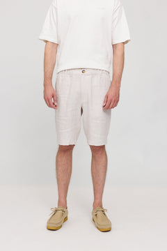 Regular Linen Shorts