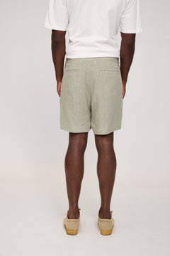 Men's Linen Bermuda Shorts