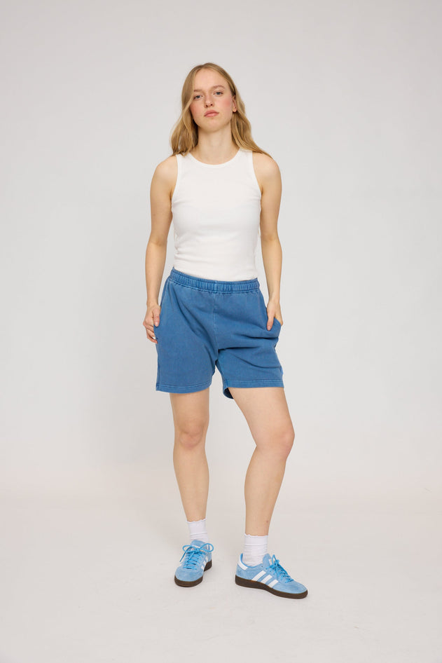 Genderless Sweat Shorts Natural Dye