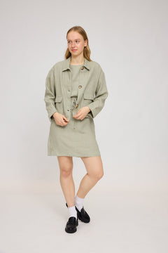 Short Linen Jacket