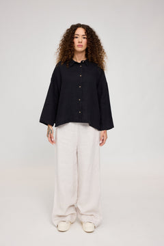 3/4 Sleeve Linen Shirt