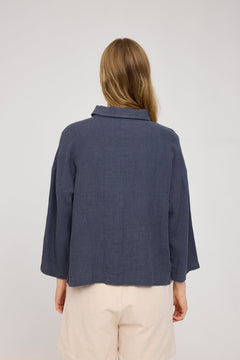 3/4 Sleeve Linen Shirt