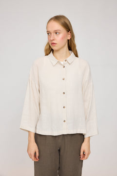 3/4 Sleeve Linen Shirt