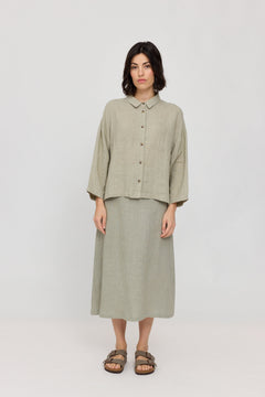 3/4 Sleeve Linen Shirt
