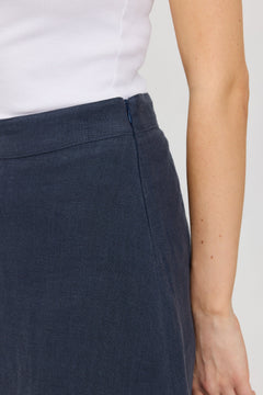 Linen Midi Skirt