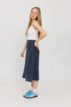 Linen Midi Skirt
