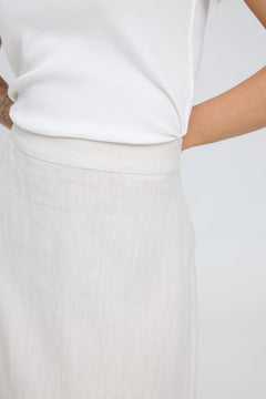 Linen Midi Skirt