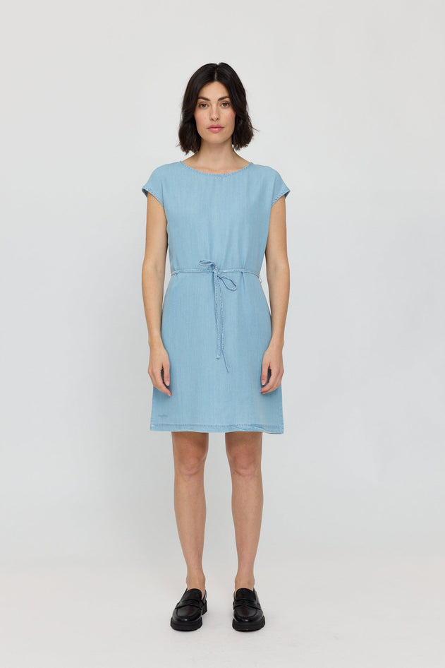 Sleeveless Denim Dress