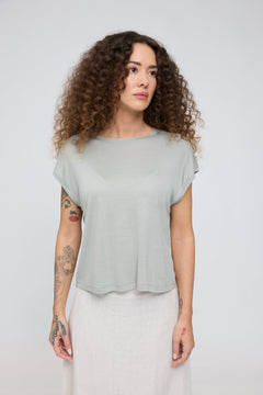 Cropped Loose Fit T-Shirt