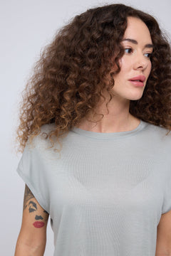 Cropped Loose Fit T-Shirt
