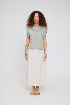 Cropped Loose Fit T-Shirt