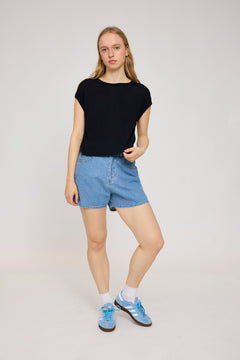 Cropped Loose Fit T-Shirt