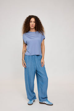 Cropped Loose Fit T-Shirt