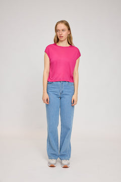 Cropped Loose Fit T-Shirt