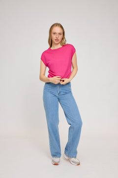 Cropped Loose Fit T-Shirt