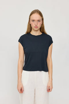 Cropped Loose Fit T-Shirt