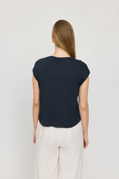 Cropped Loose Fit T-Shirt