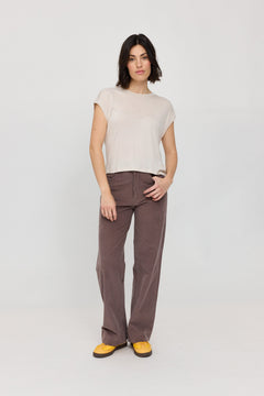 Cropped Loose Fit T-Shirt