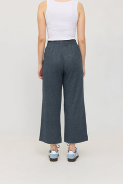Jersey Knit Wide Leg Pants