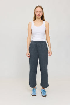 Jersey Knit Wide Leg Pants