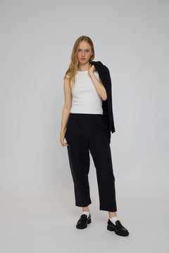 Straight Leg Linen Pants