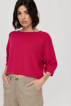 Fine Knit Jumper Half Sleeve