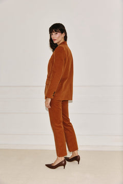 Corduroy Jacket Cognac brown