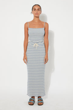 Durazno Skirt Blue Stripes