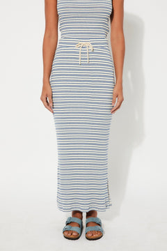 Durazno Skirt Blue Stripes