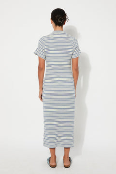 Pavia Dress Blue Stripes