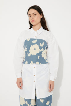 Pearl Corset Top Flowers