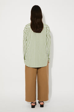 Pure Shirt Green Stripes