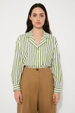Pure Shirt Green Stripes