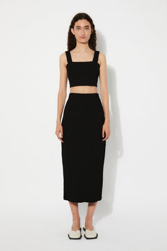 Flair Knitted Midi Skirt