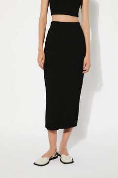 Flair Knitted Midi Skirt