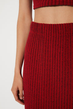 Flair Knitted Midi Skirt