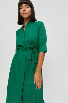 Lidia Shirt Dress Green