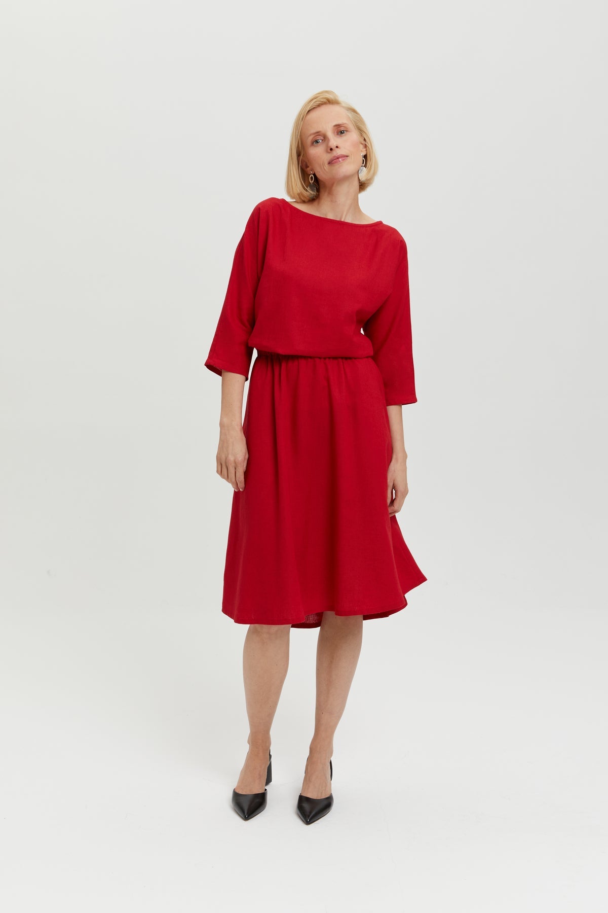 Nane Dress Red