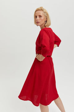 Nane Dress Red