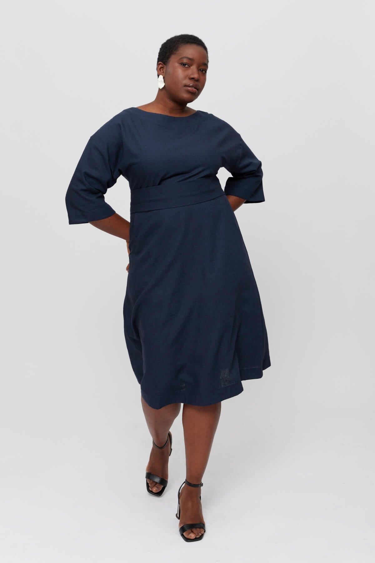 Mane Dress Black/Blue