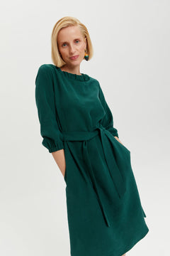 Celine Dress Dark Green