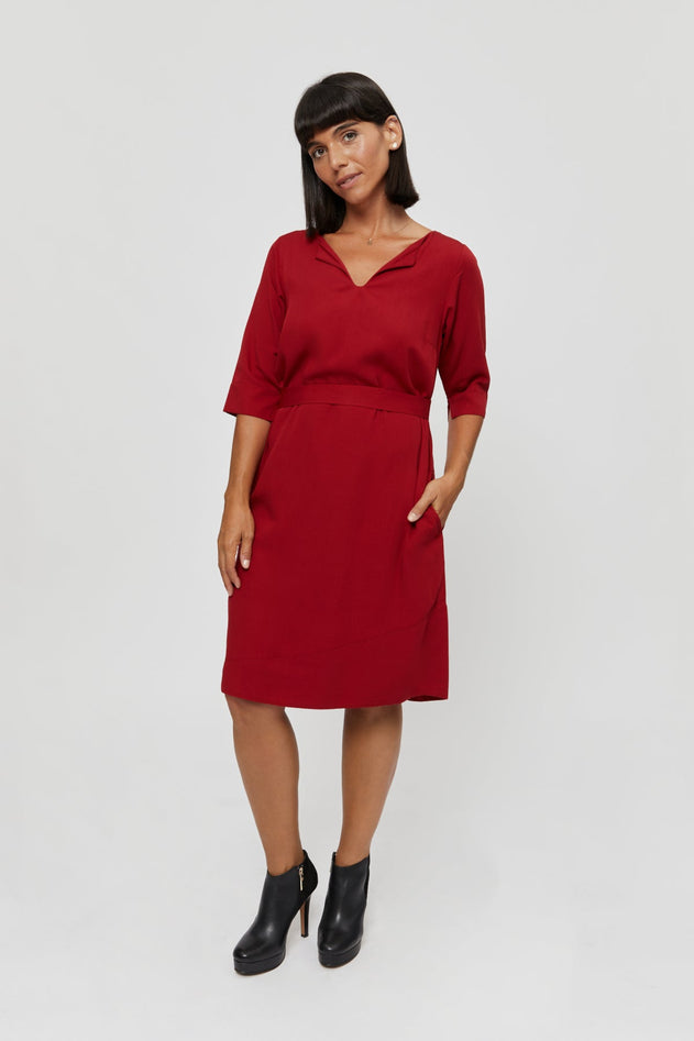 Catherine Dress Red