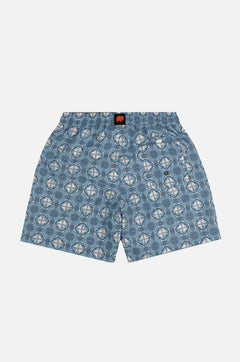 Men's Tiles Swim Shorts Light Blue