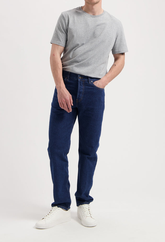 John Mid Straight - Stone Indigo